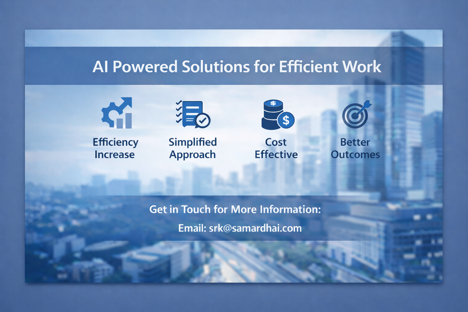 AI Powered Solutions for Efficient Work