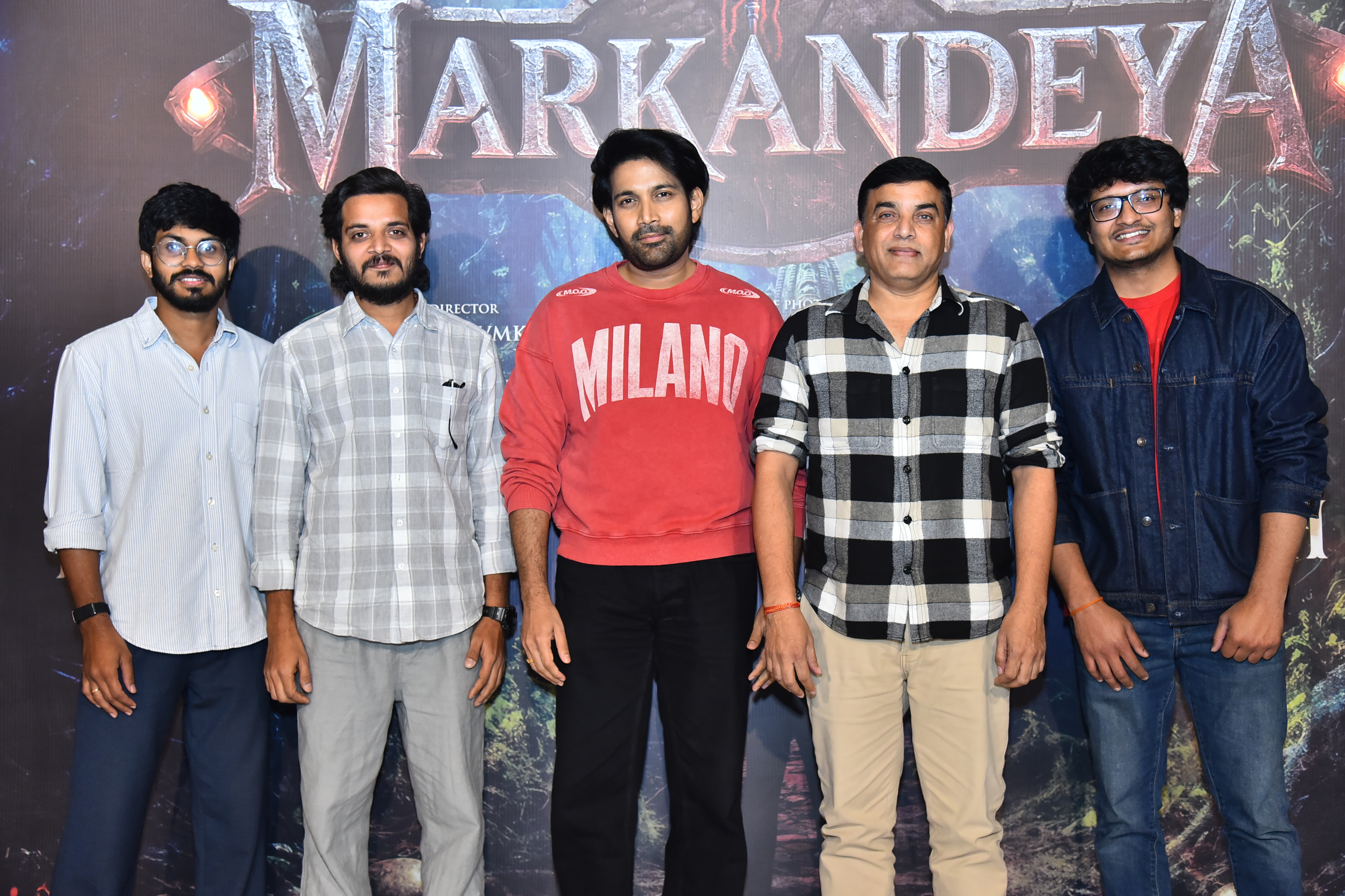 Happy to have a strong-content film like “Markandeya” as the first project under the DilRaju Dreams banner: Producer Dil Raju at the title glimpse release event

To encourage young talent, prominent producer Dil Raju has established a new banner titled “DilRaju Dreams.” As the first project under this banner, he is producing a film called “Markandeya” starring young hero Vikranth.