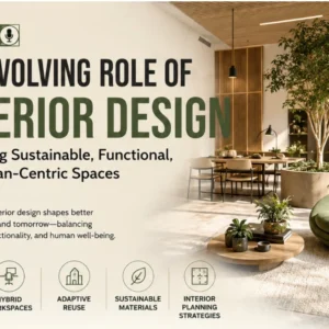 The Evolving Role of Interior Design in Creating Sustainable, Functional, and Human-Centric Spaces — Tickets