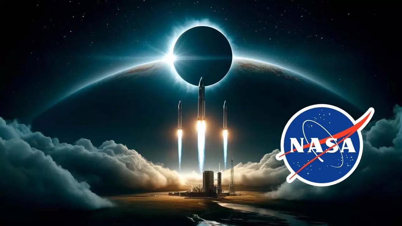 Nasa | సంపూర్ణ సూర్యగ్రహణం చీకట్లలో సౌండింగ్‌ రాకెట్లను నింగిలోకి పంపబోతున్న నాసా..!