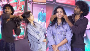 Pradeep Ranganathan Mamitha Baiju Dude movie promotion