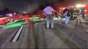 Medical Helicopter Crashes Onto Highway In US, Critically Injuring 3