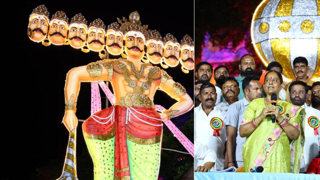 warangal-vijayadashami-dasara-celebrations-ravana-dahan-2025