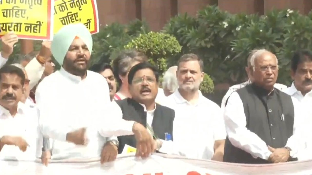 Parliament adjourned West Asia war protest