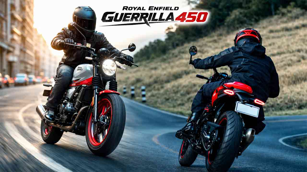 Royal Enfiled Guerilla 450 | రాయల్ ఎన్‌ఫీల్డ్ సరికొత్త గెరిల్లా 450 బైక్‌ లాంచ్.. Apex వేరియంట్‌తో స్పోర్టీ స్టైల్!