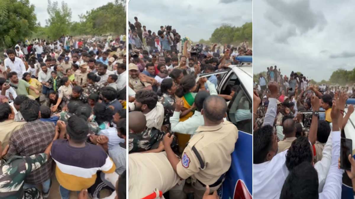 ఉప్పల్ భగాయత్ భూపోరాటంలో కల్వకుంట్ల కవితకు గాయాలు!