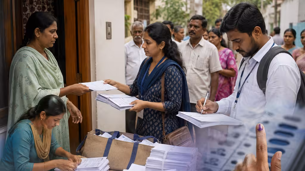 HYDERABAD Electoral Roll Revision IMAGE GENERATED WITH AI HELP