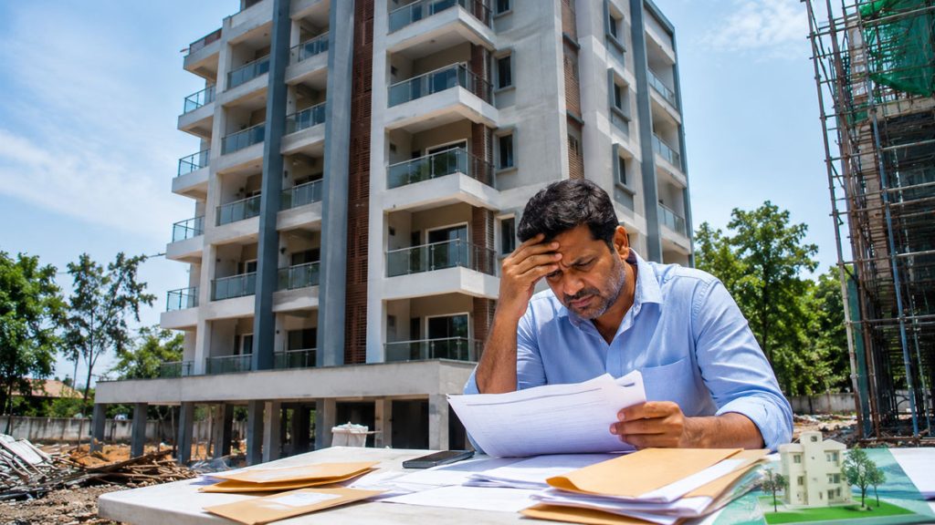 hyderabad-real-estate-slowdown image generated with ai help