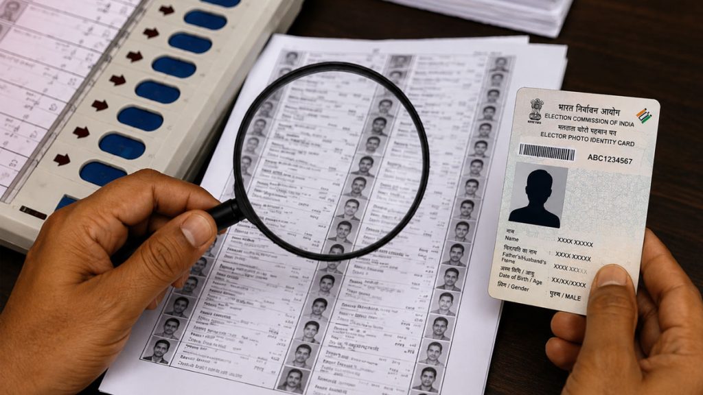voter list AI verification AI Generated Image